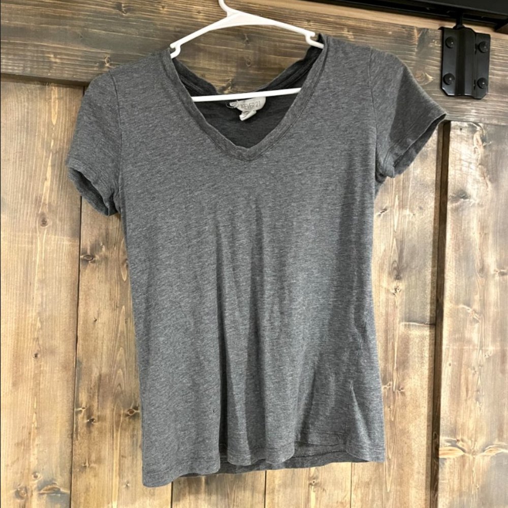 Dark Gray Short-Sleeved Tee